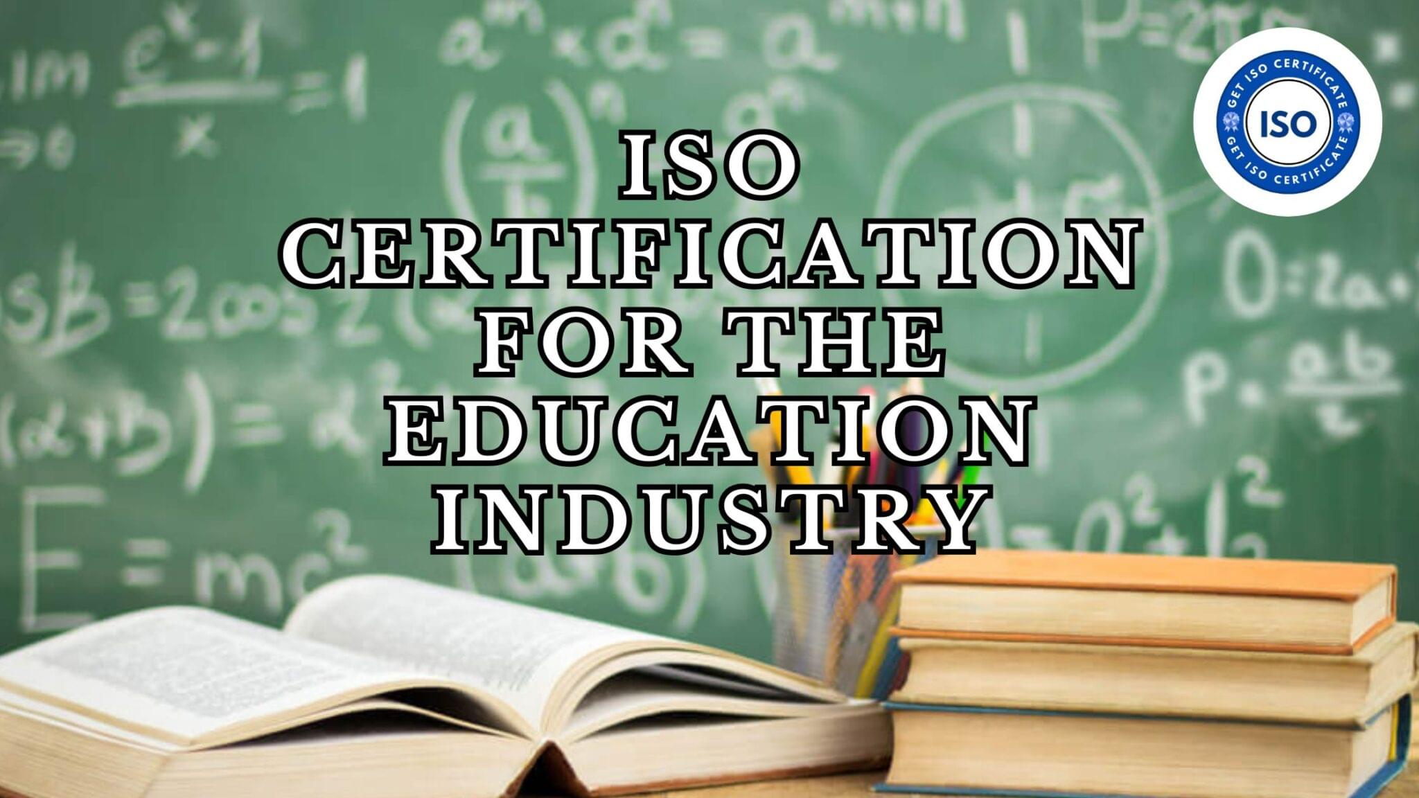 Iso Learning ISO Certification for Education Industry